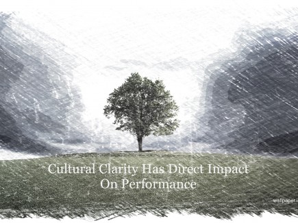 Cultural Clarity Has Direct Impact On Performance Levels